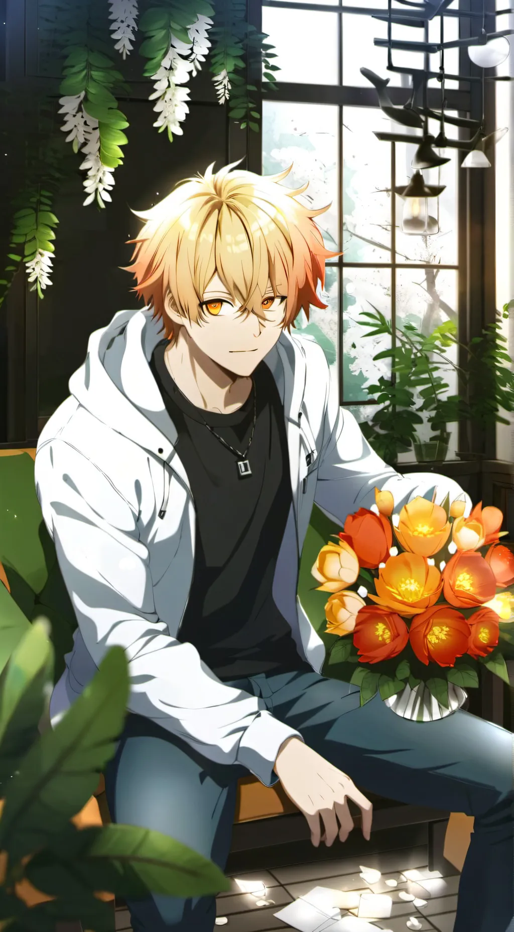 ai character: bakugo background