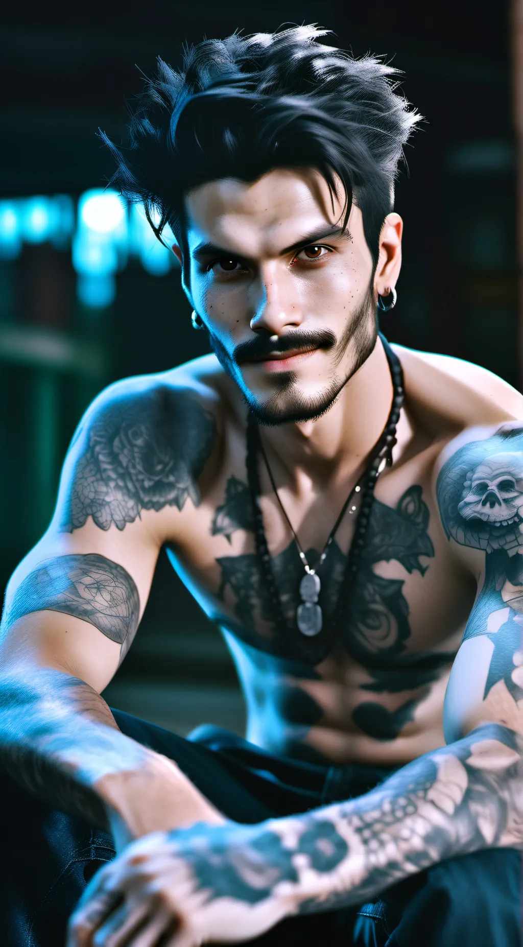 ai character: FOFOFOZZKKLOP background