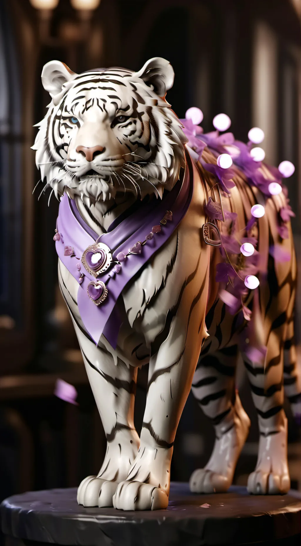 ai character: smiling girl  background