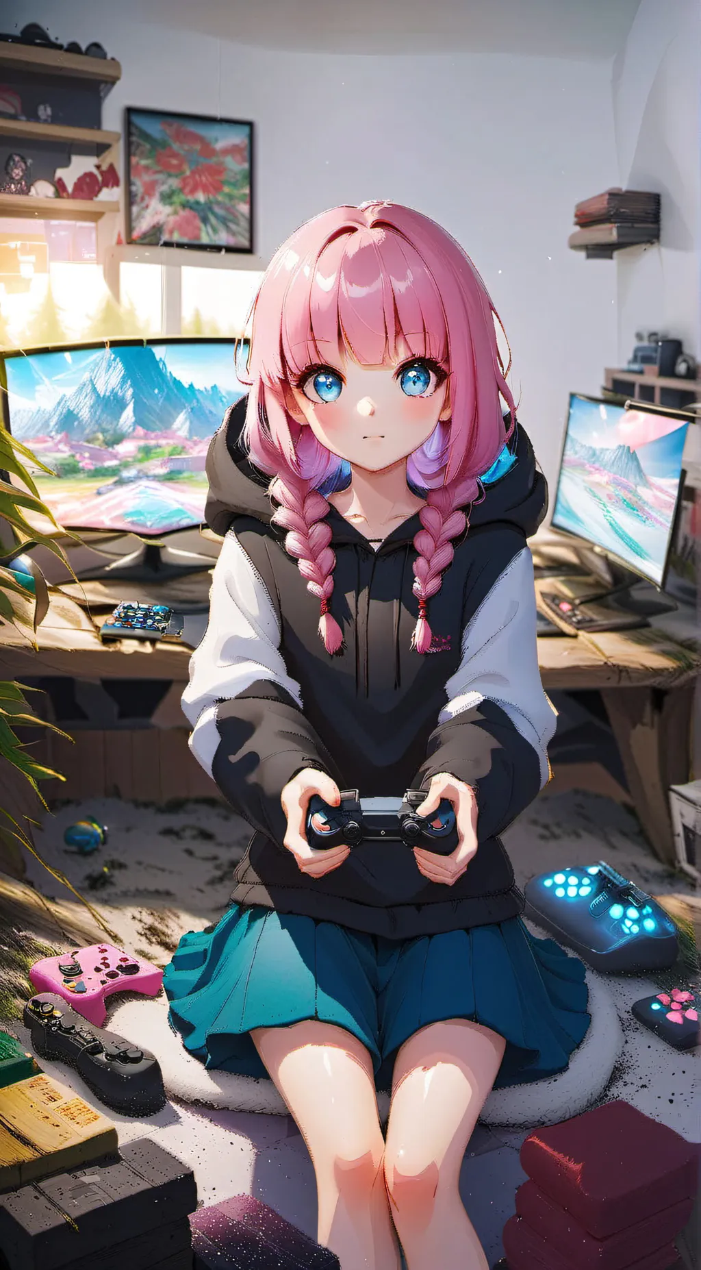 ai character: Kawai background