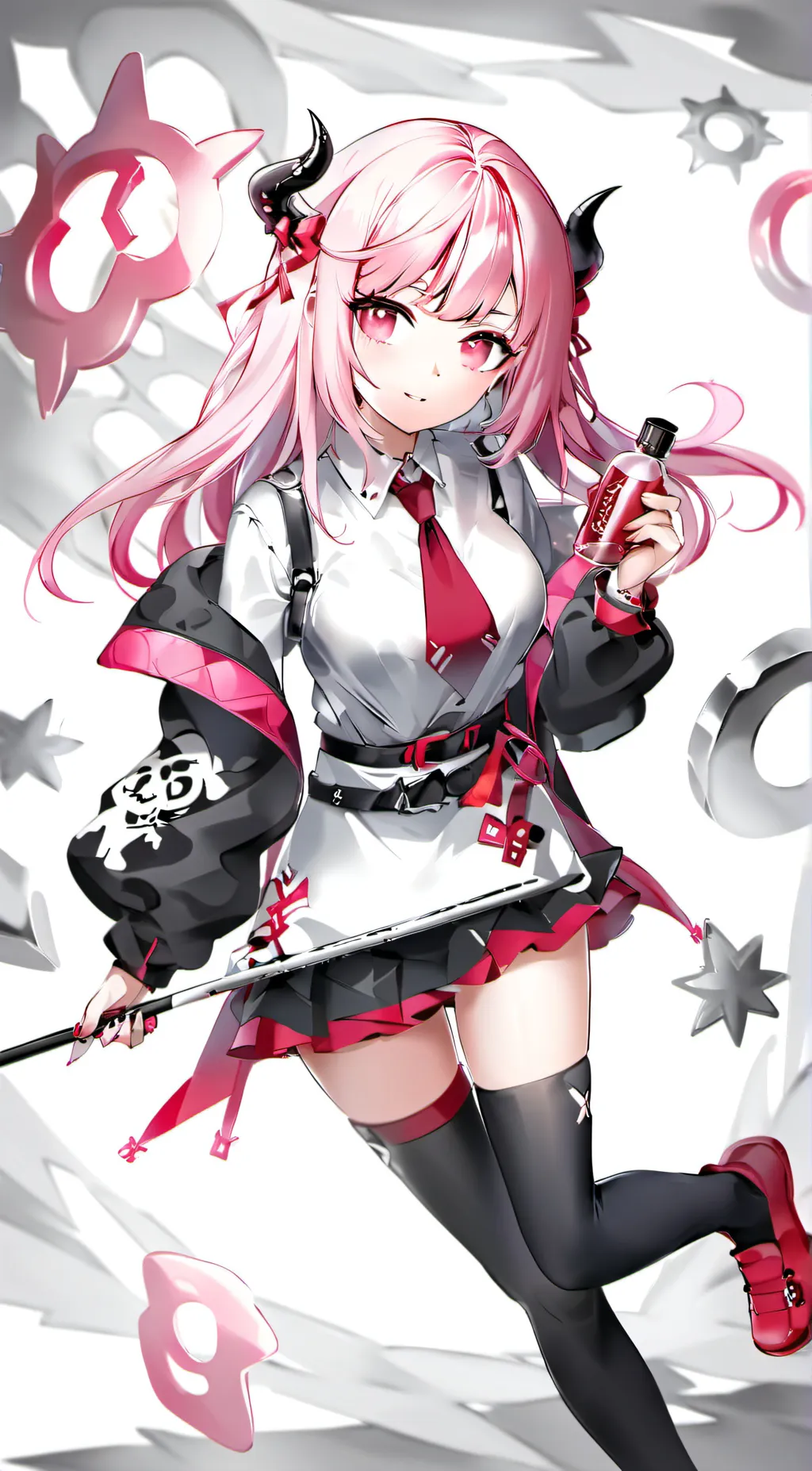 ai character: Cherry bomb background