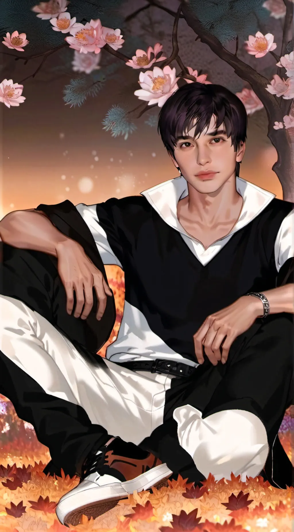 ai character: Colby Brock  background