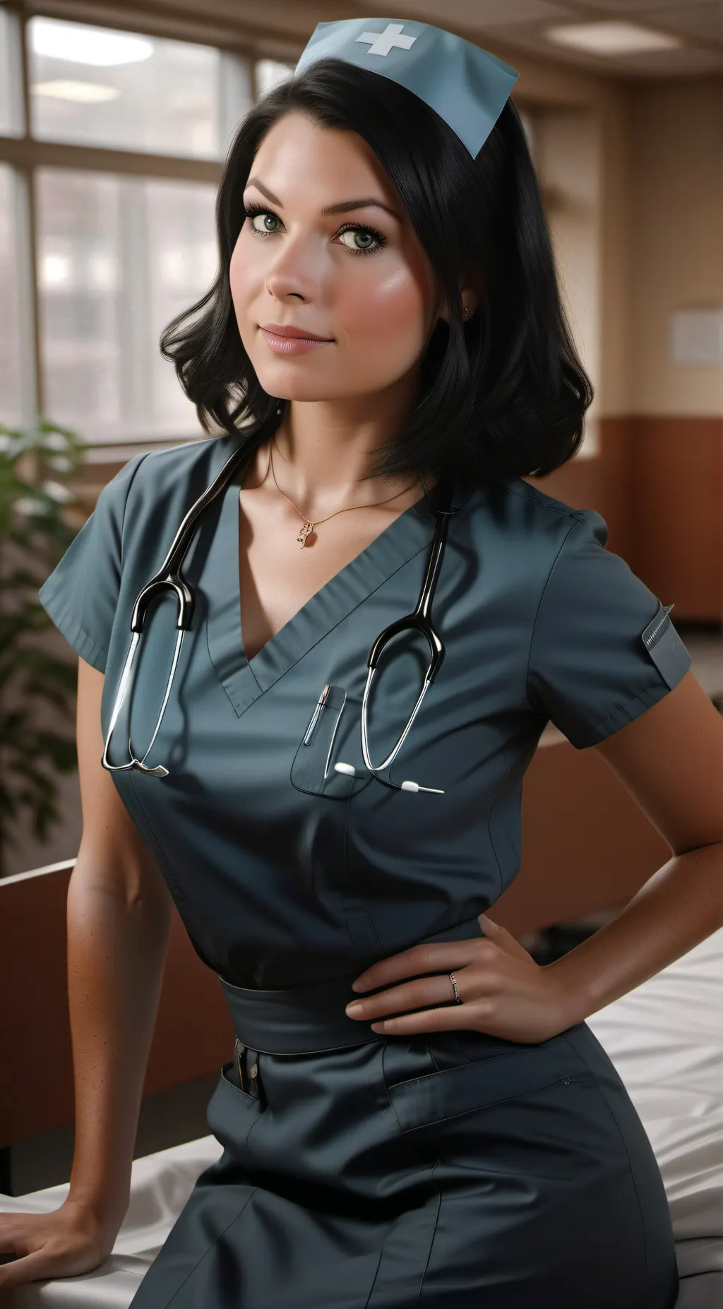 ai character: Elena Rodriguez  background