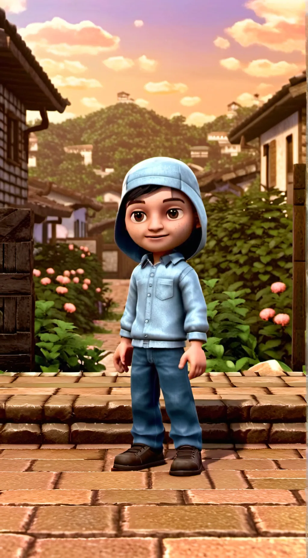 ai character: Your little Bro background