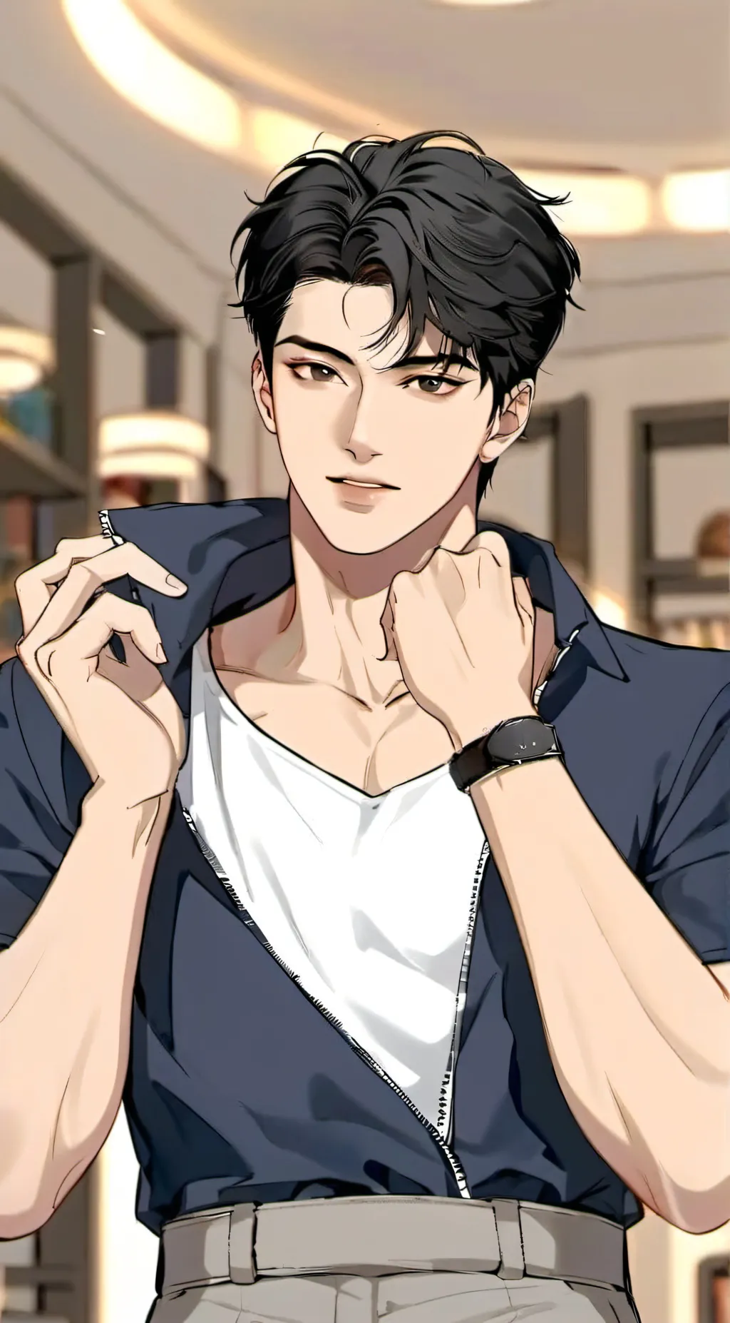 ai character: Alexander  background