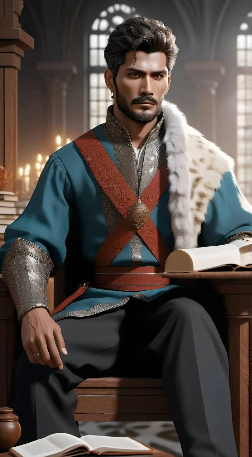 ai character: Kings Request background