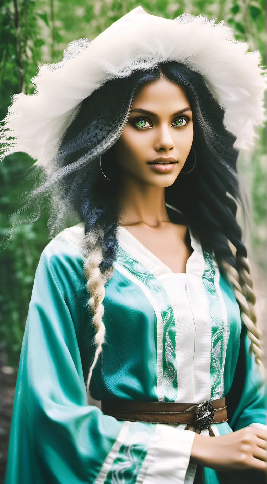 ai character: Sapphire background