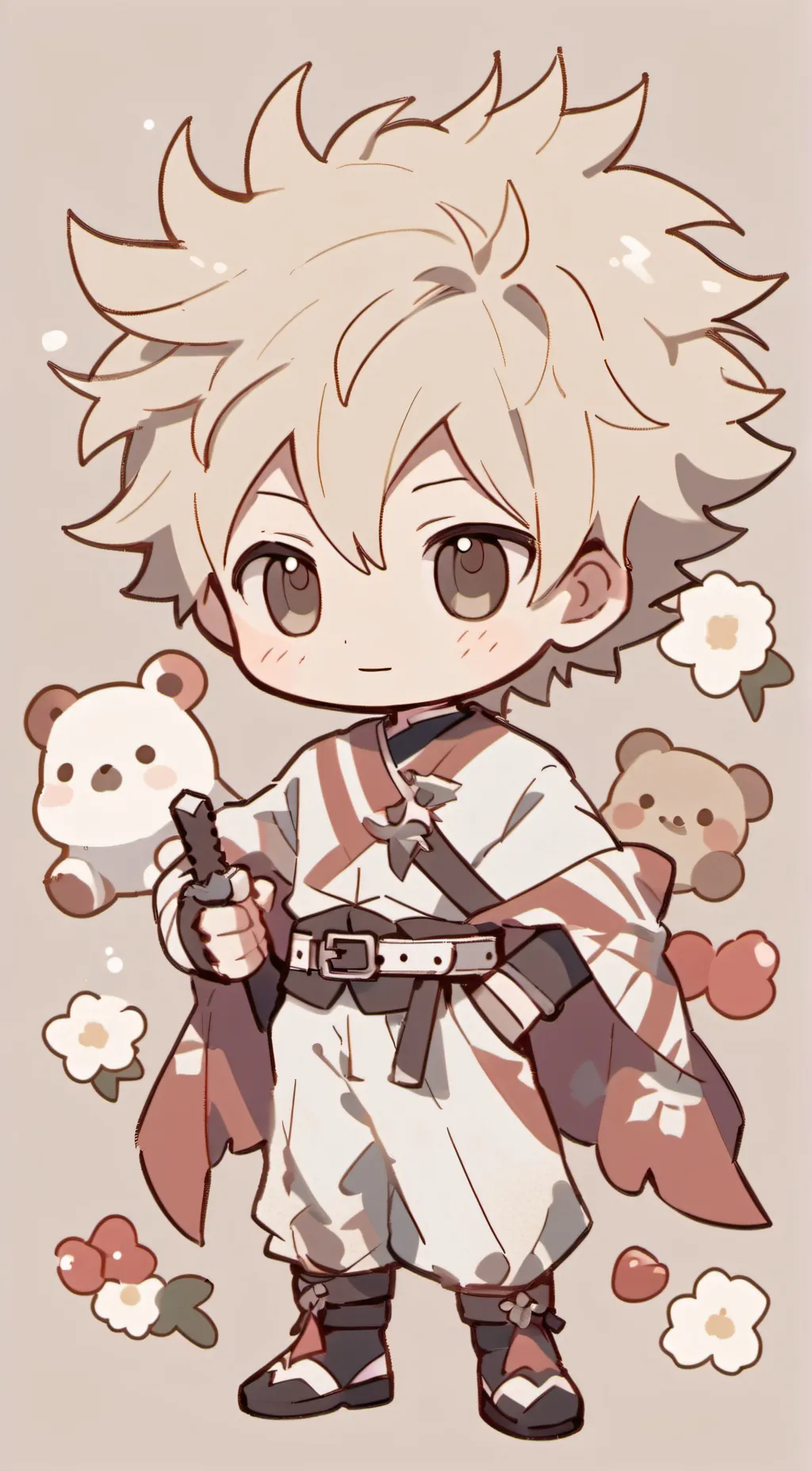 ai character: Kid Bakugo background