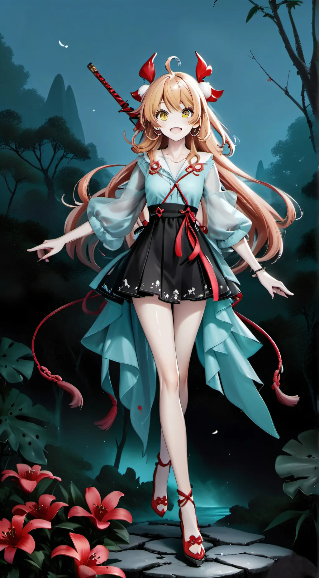 ai character: jjk background