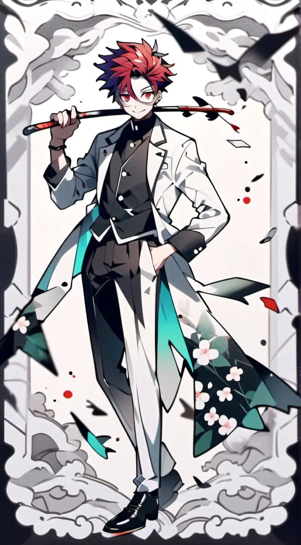 ai character: Akaza background