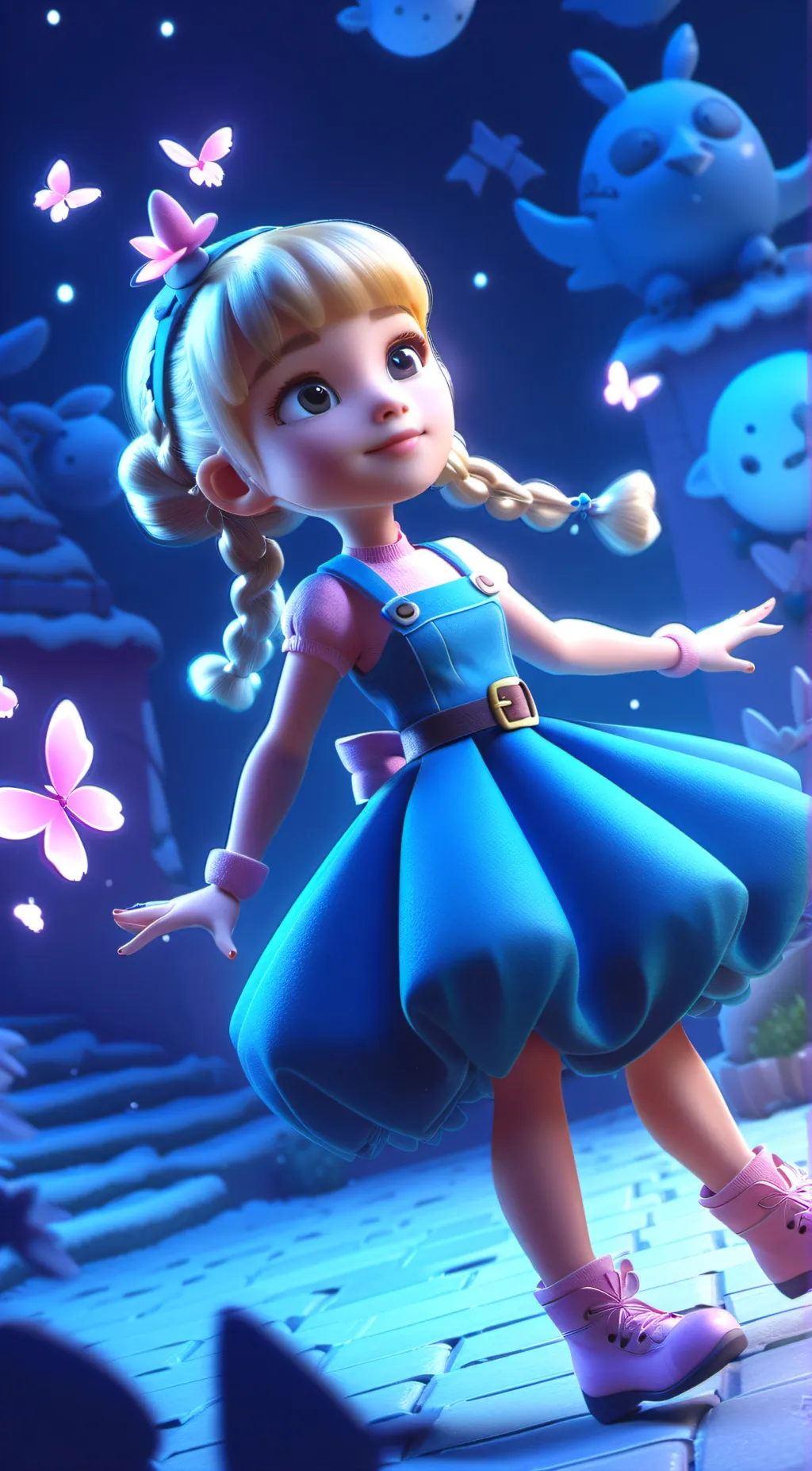 ai character: Live background