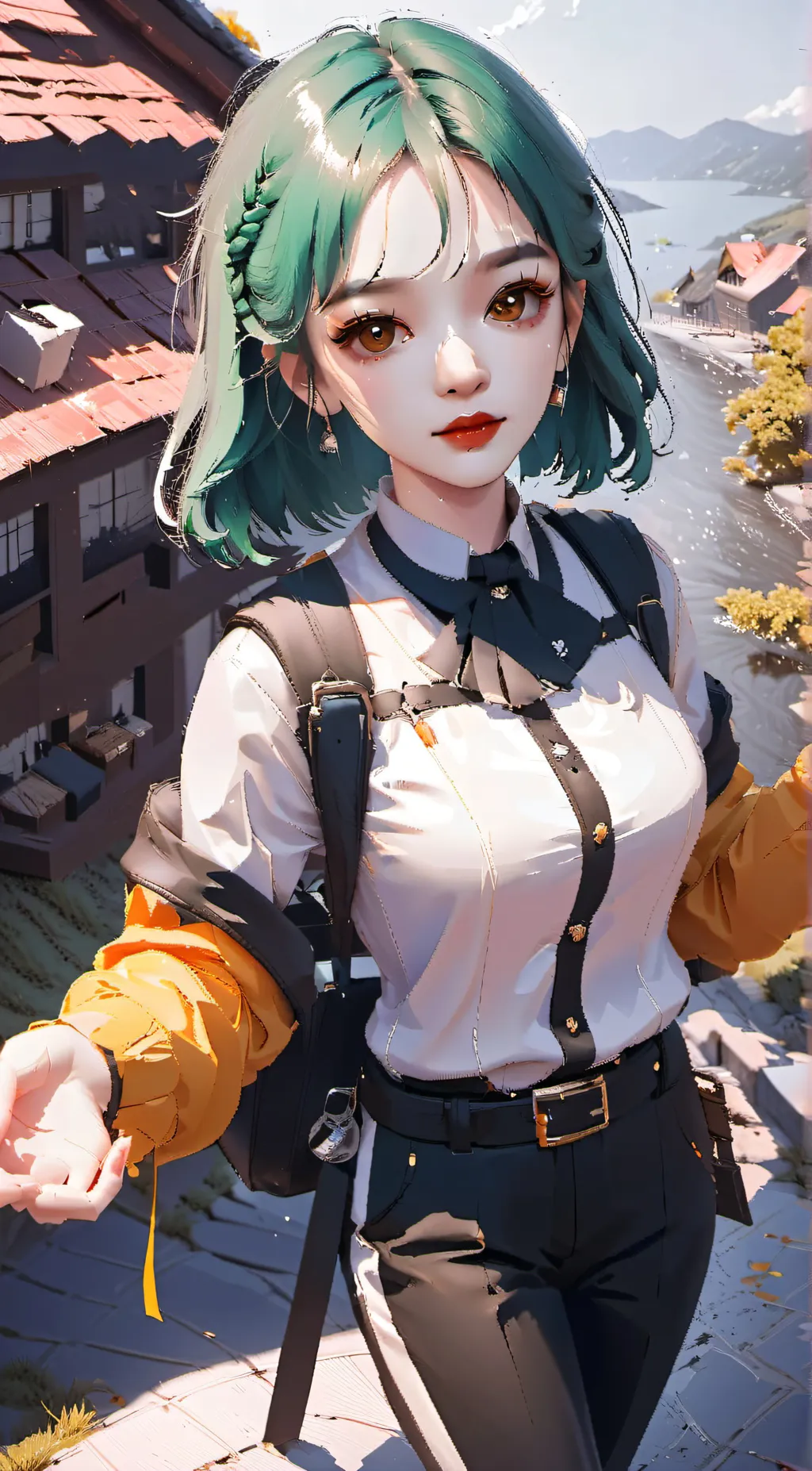 ai character: Demon slayer background