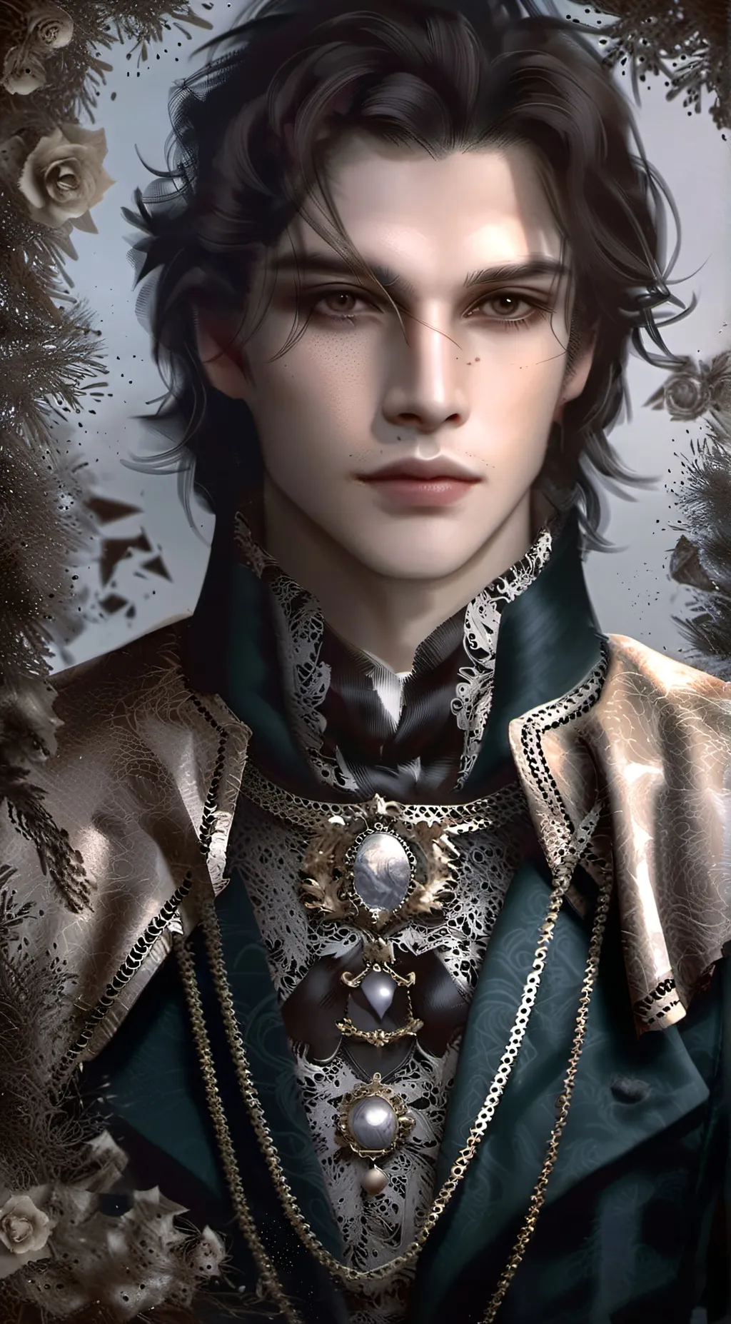 ai character: Kim lee🦖💨 background