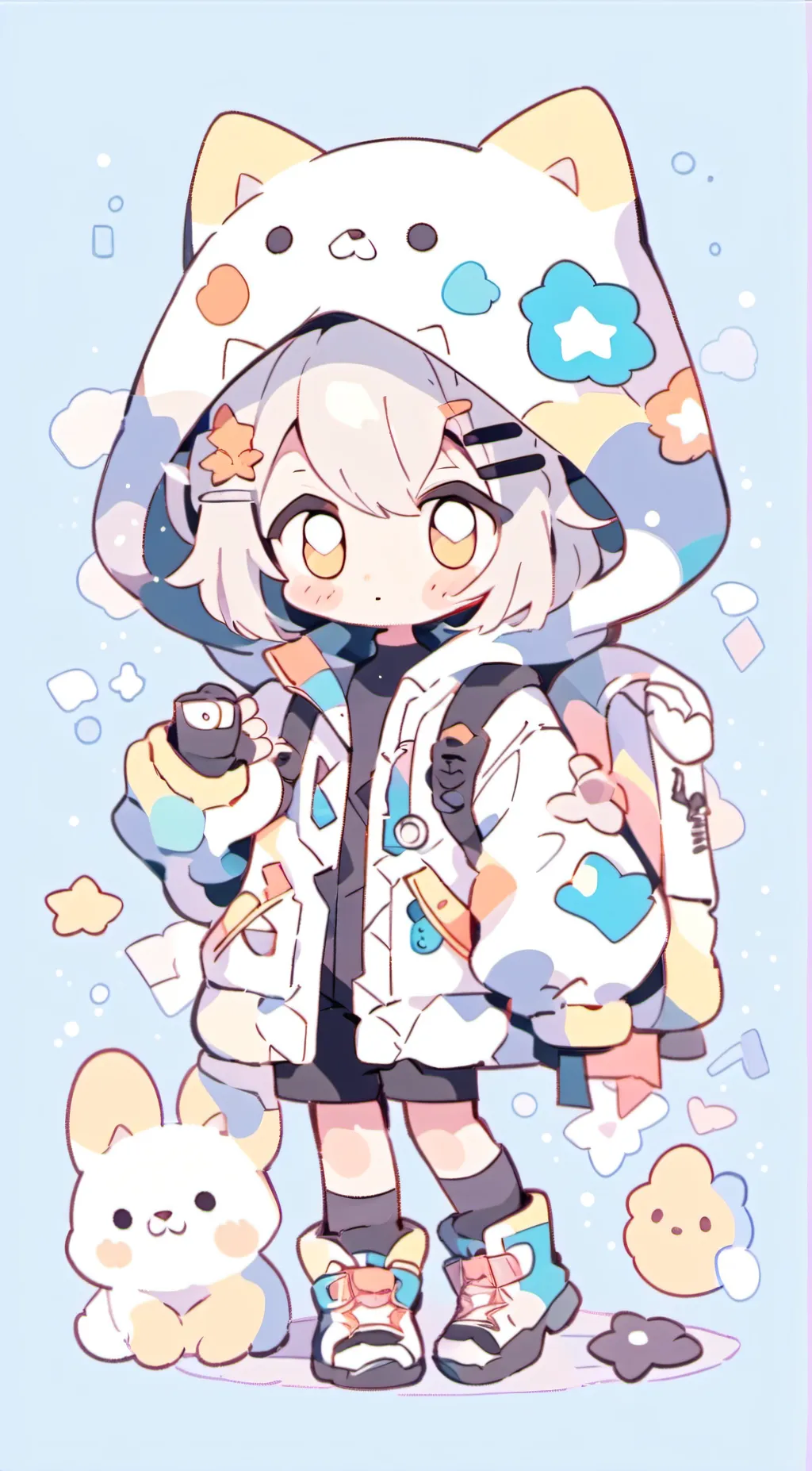 ai character: MHA sleepover background