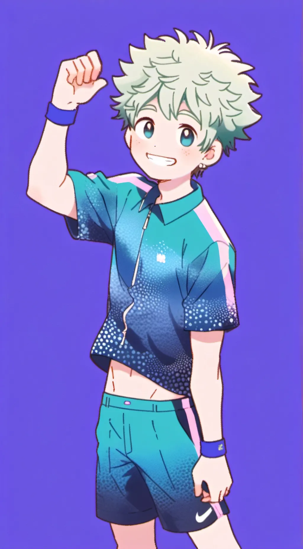 ai character: mha care number background