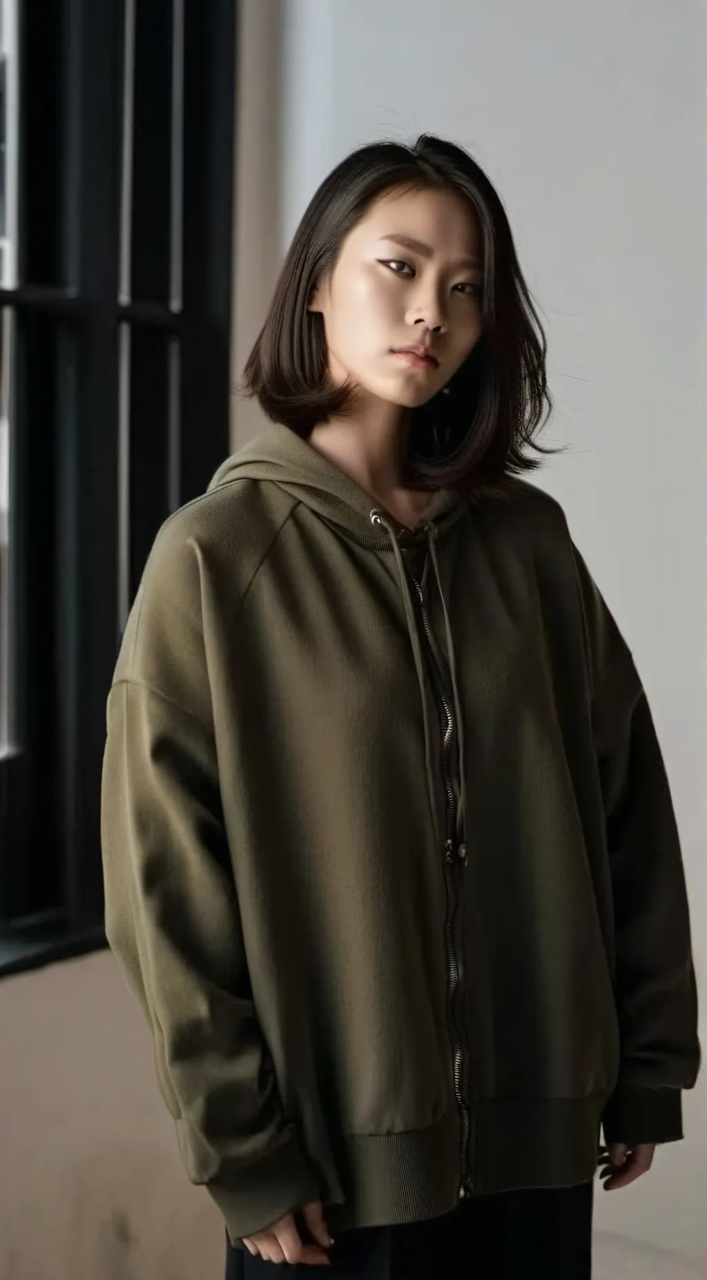 ai character: Alexis Jung Rhee  background