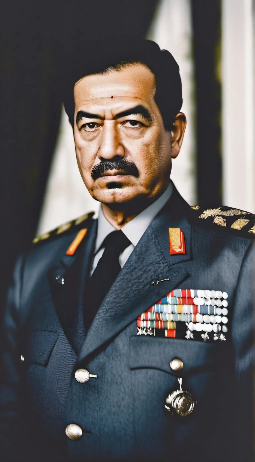 ai character: Saddam Hussein background