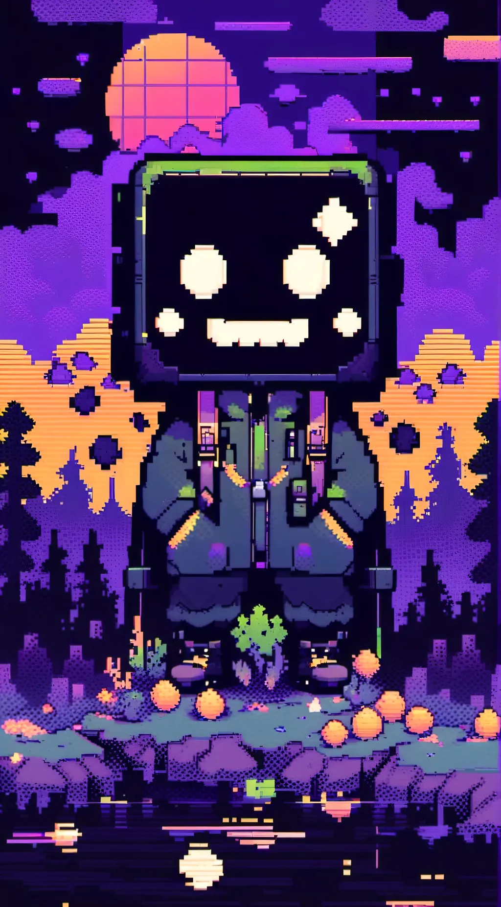 ai character: Melon background