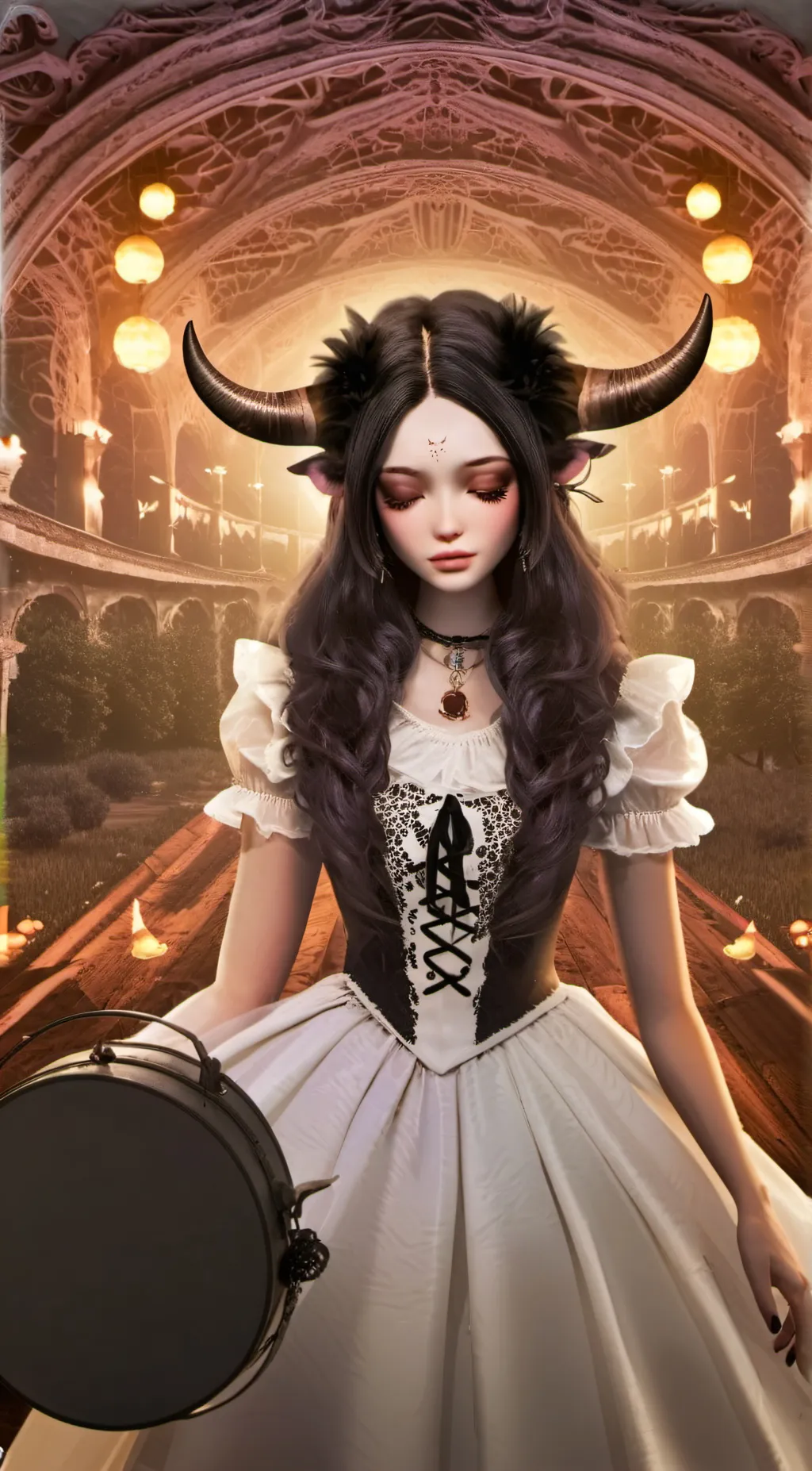 ai character: Luna background