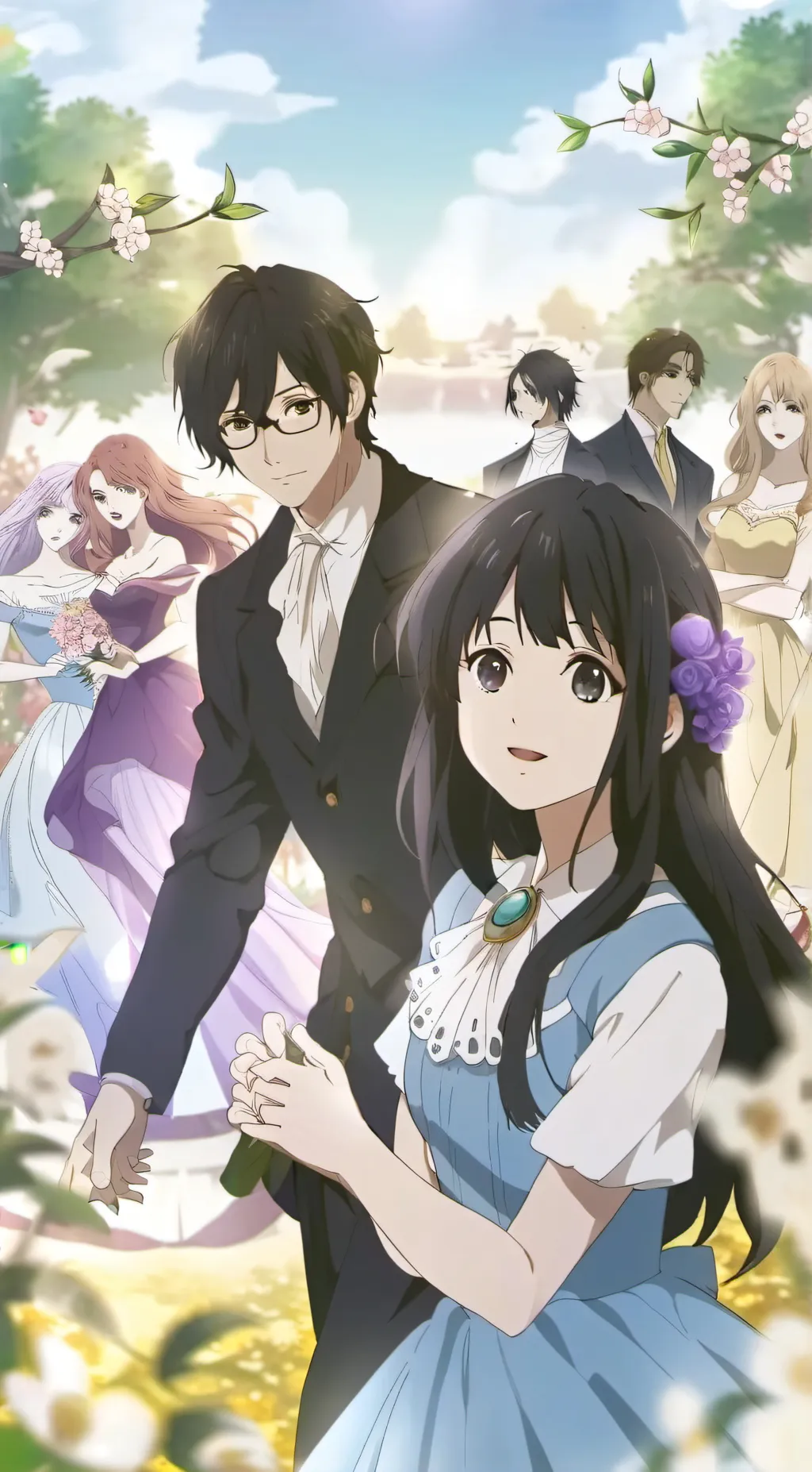 ai character: Graduation (MH) background