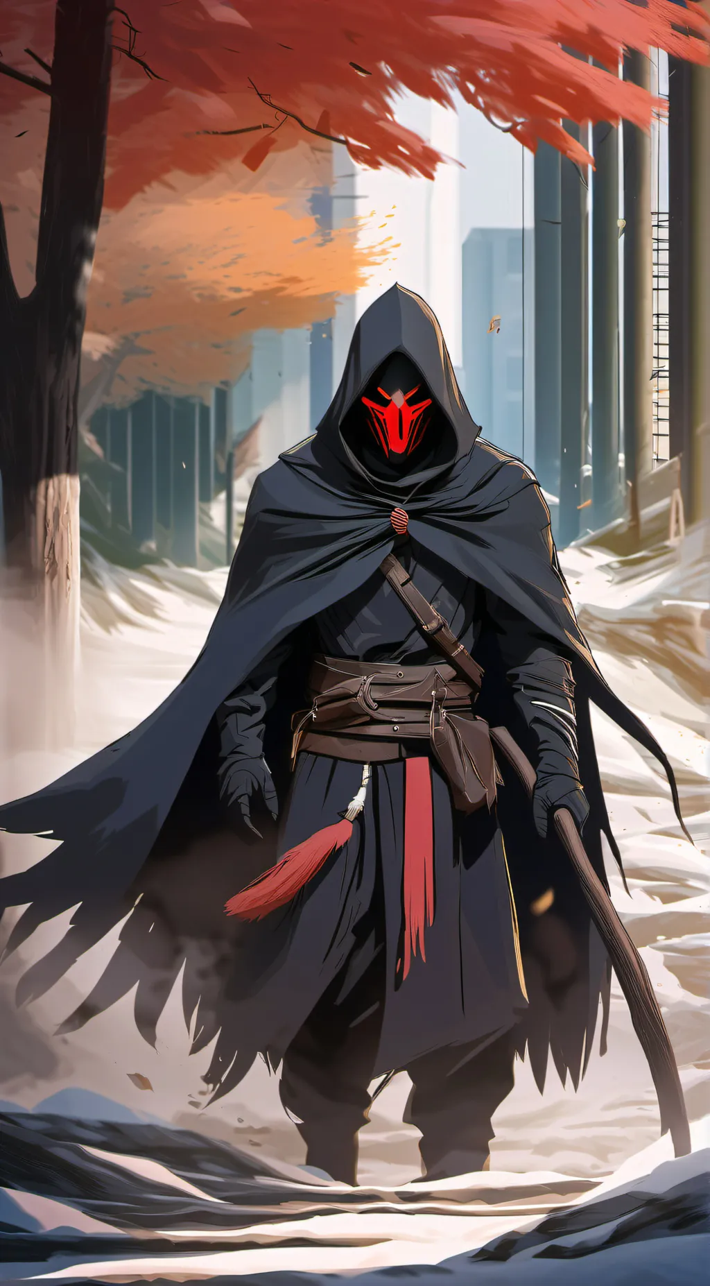 ai character: death puppet background