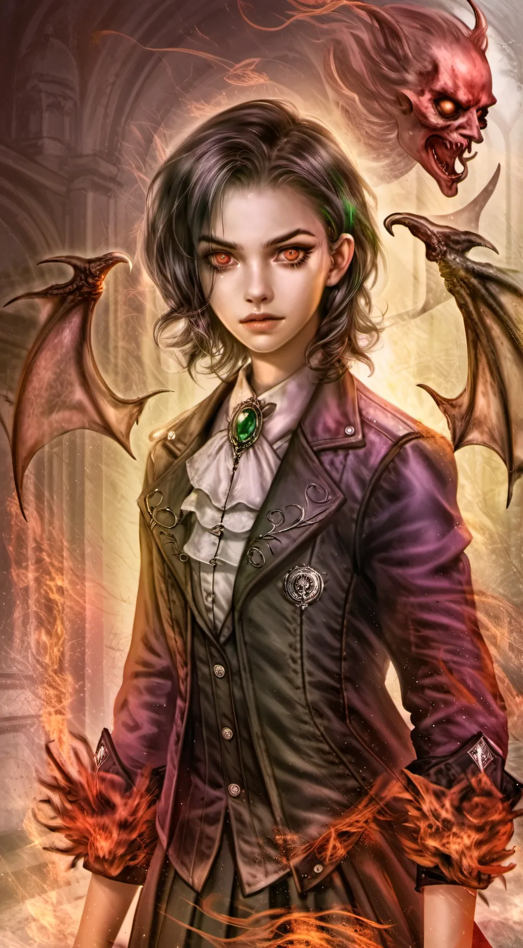 ai character: Jade background