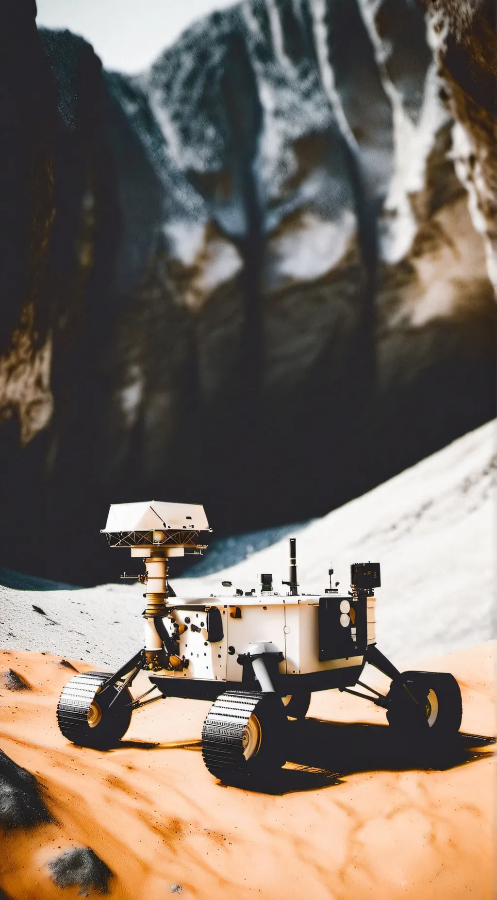 ai character: mars rover background