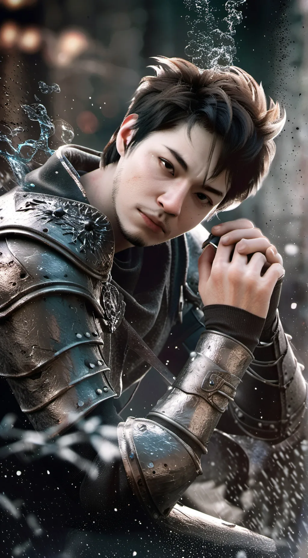 ai character: knight background