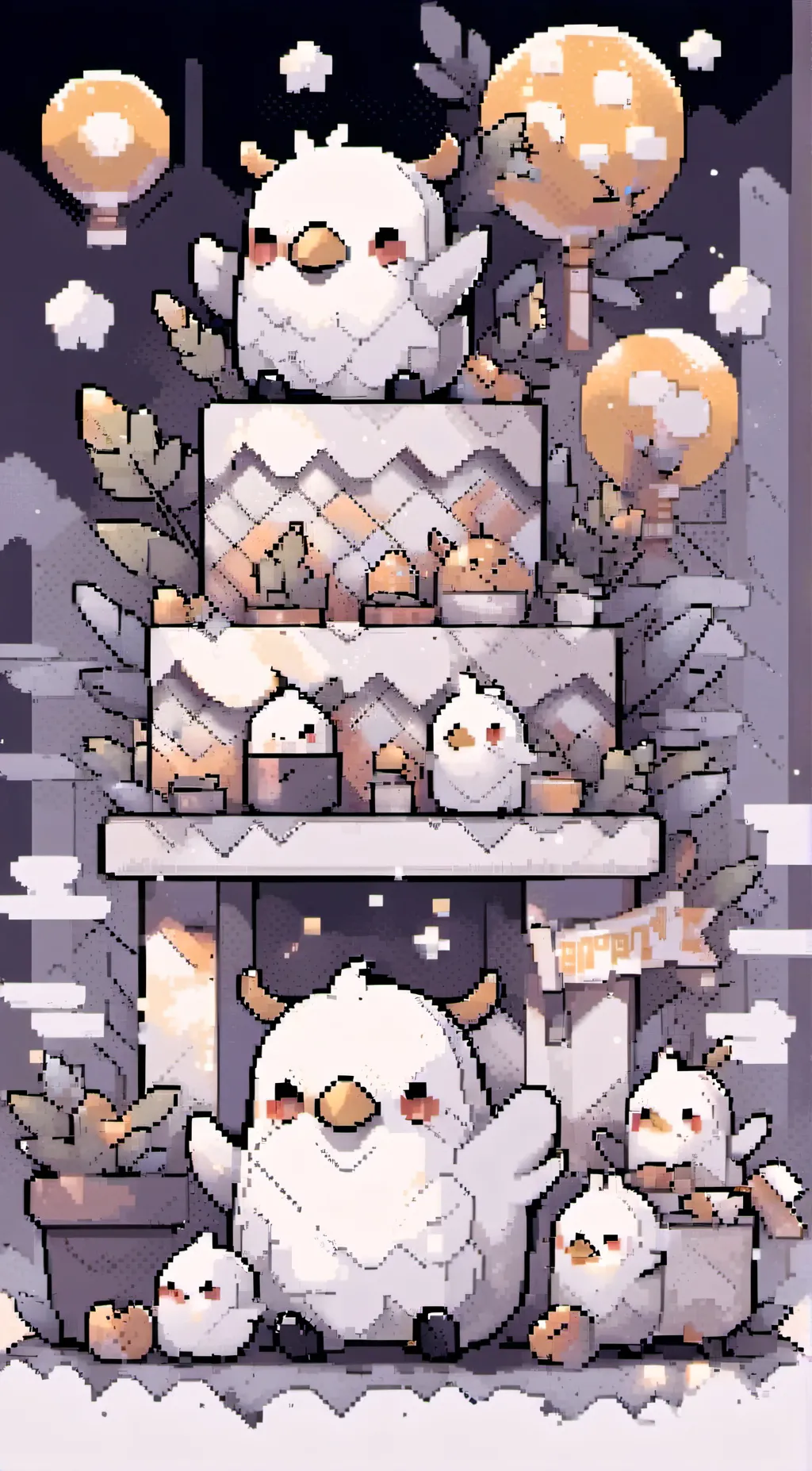 ai character: happycore  background