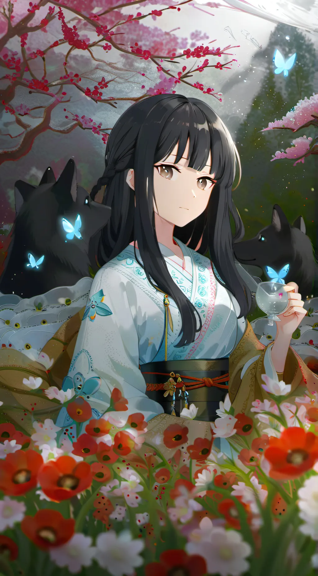 ai character: Takina Inoue background