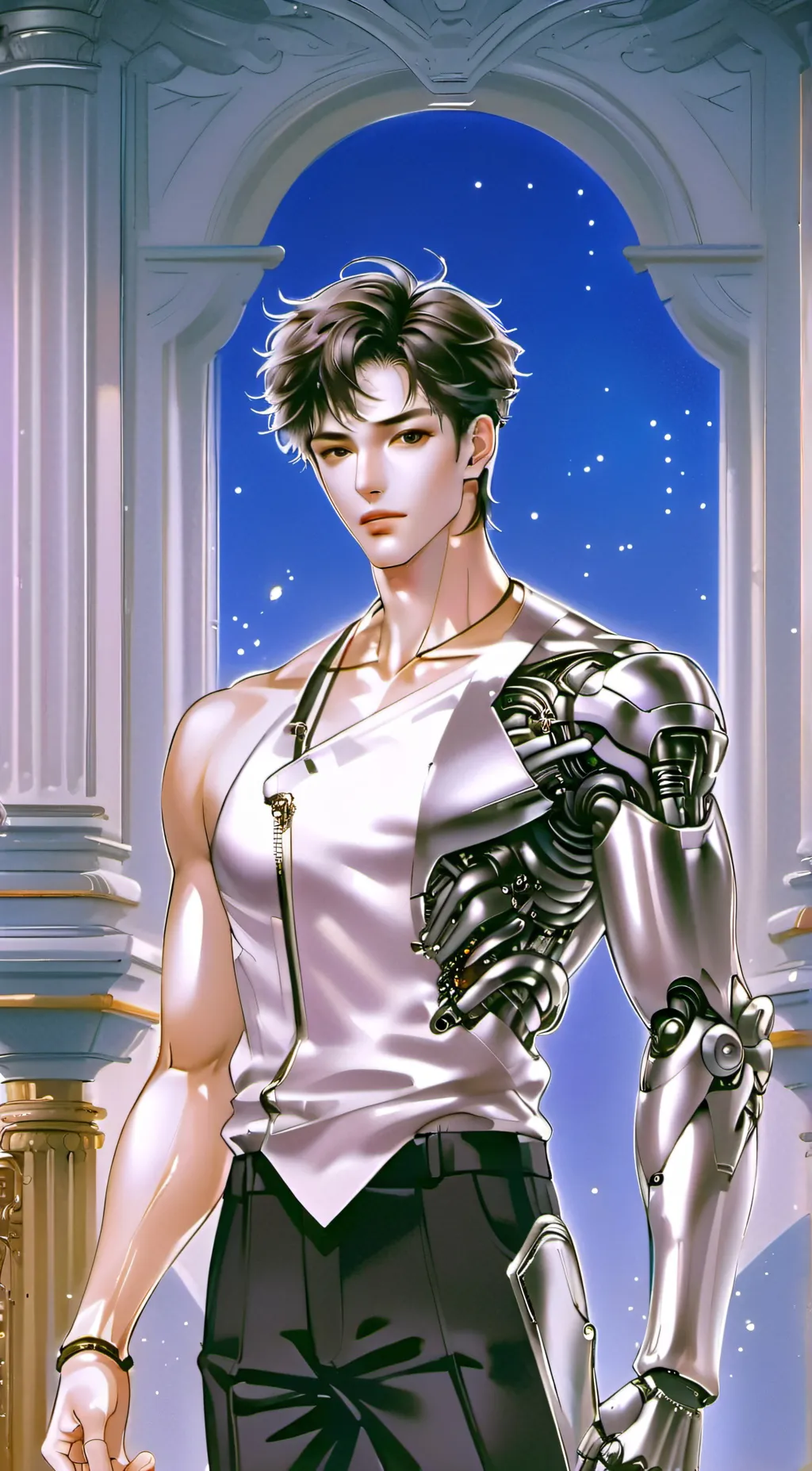ai character: Adam background