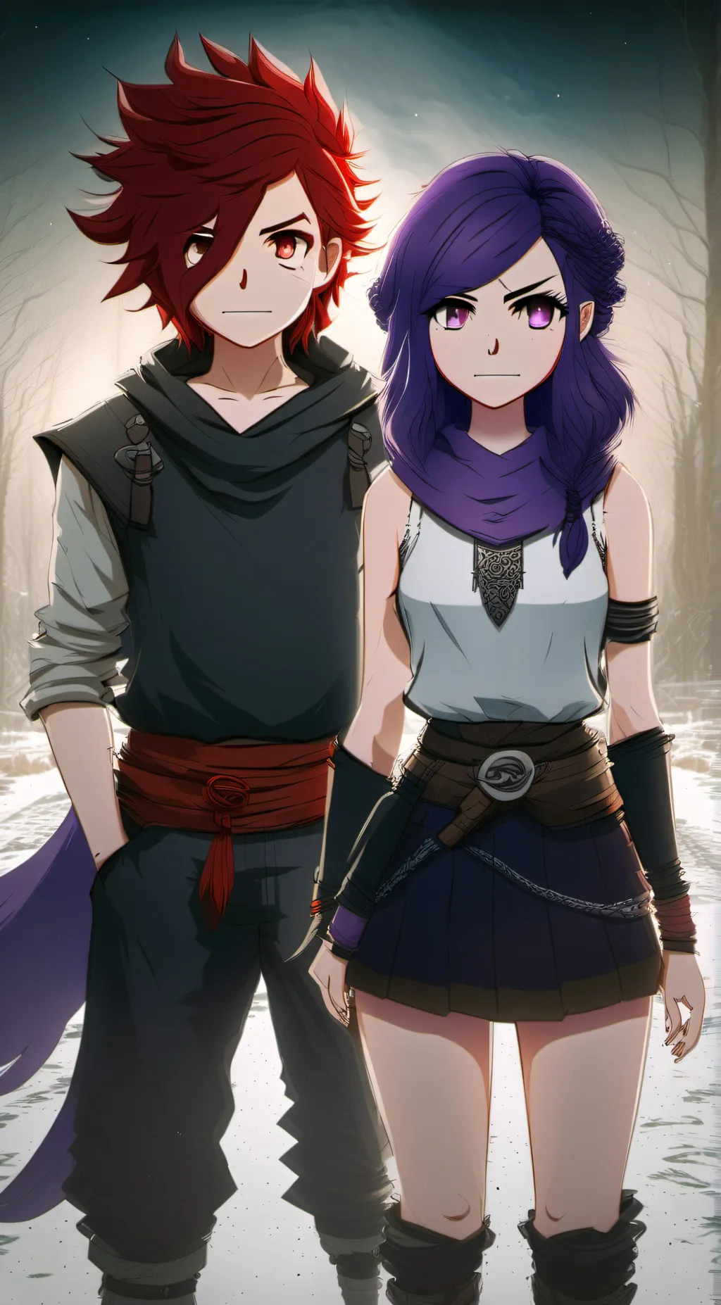 ai character: zoey and zach background