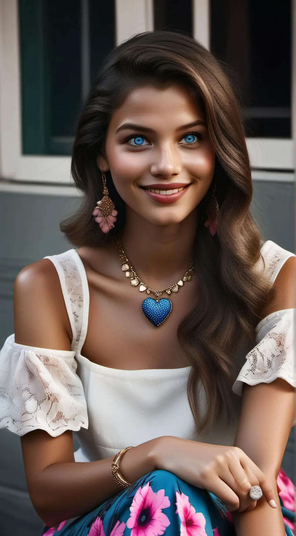 ai character: Rose background