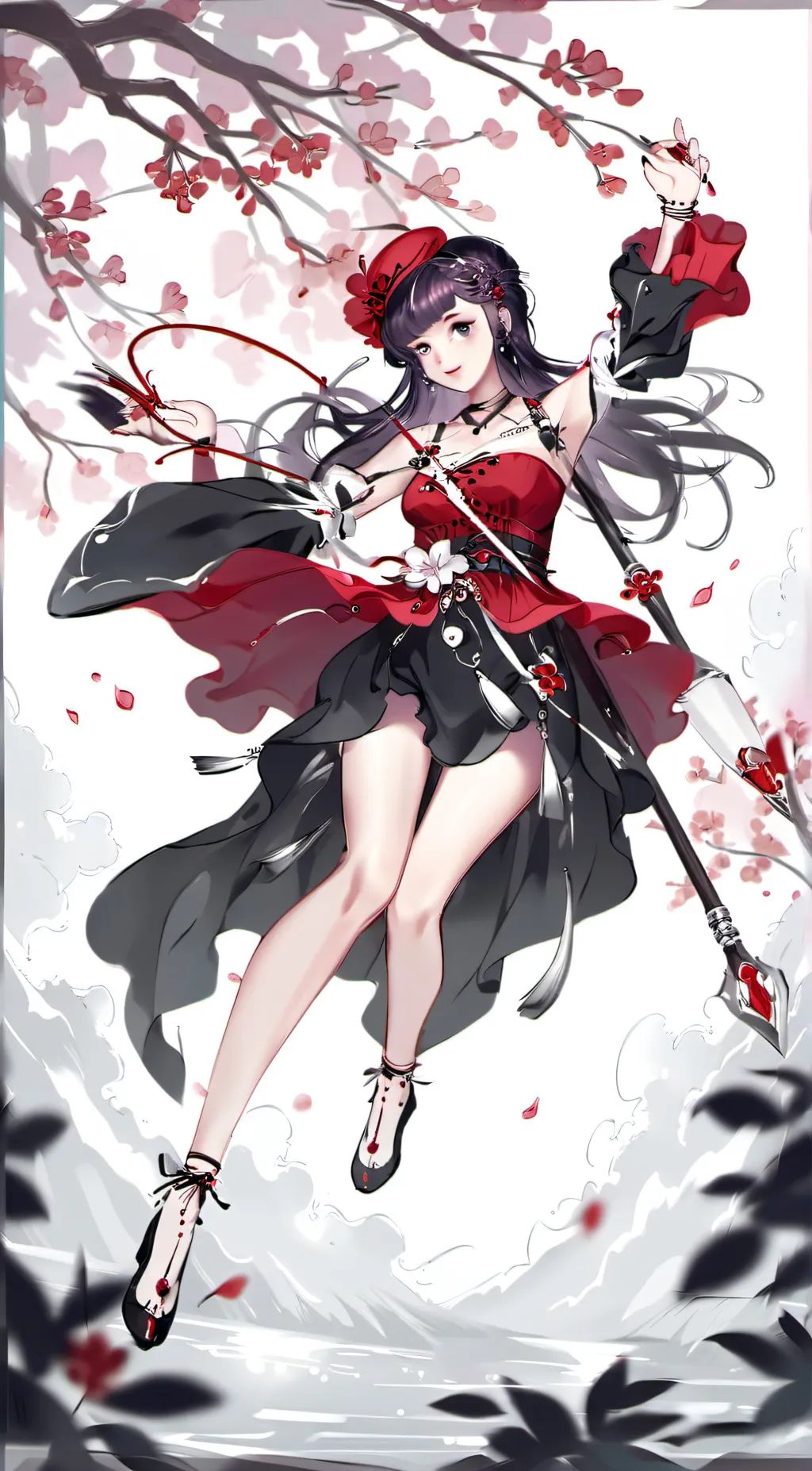 ai character: Rose background