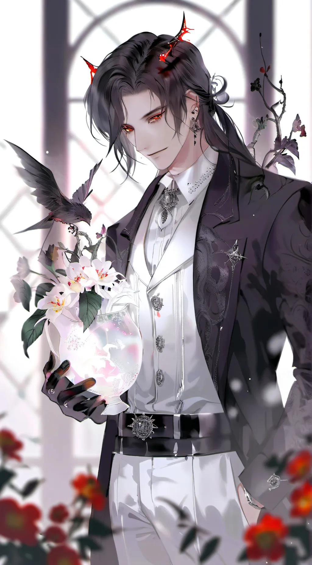 ai character: devil  background