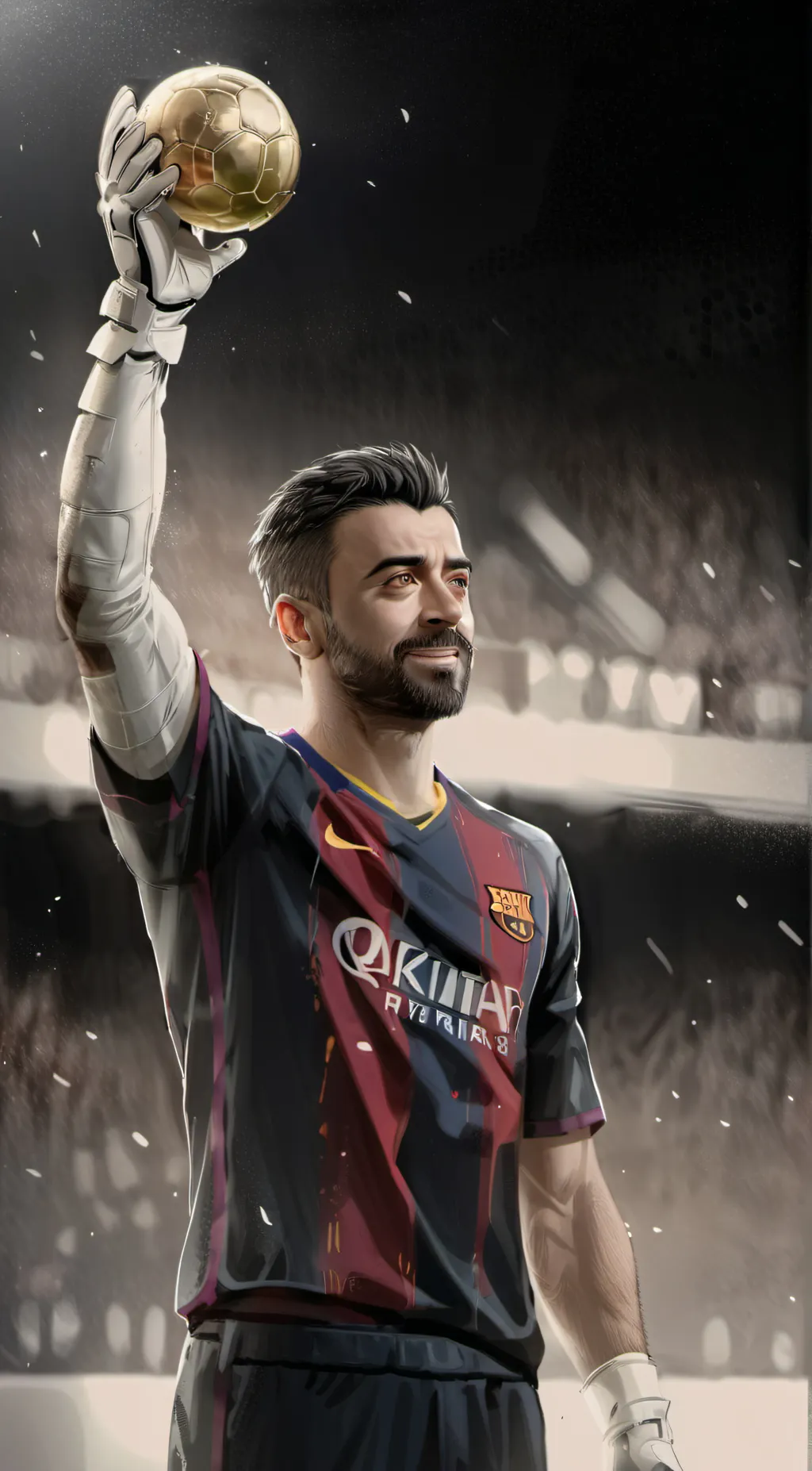 ai character: Xavi hernandez  background