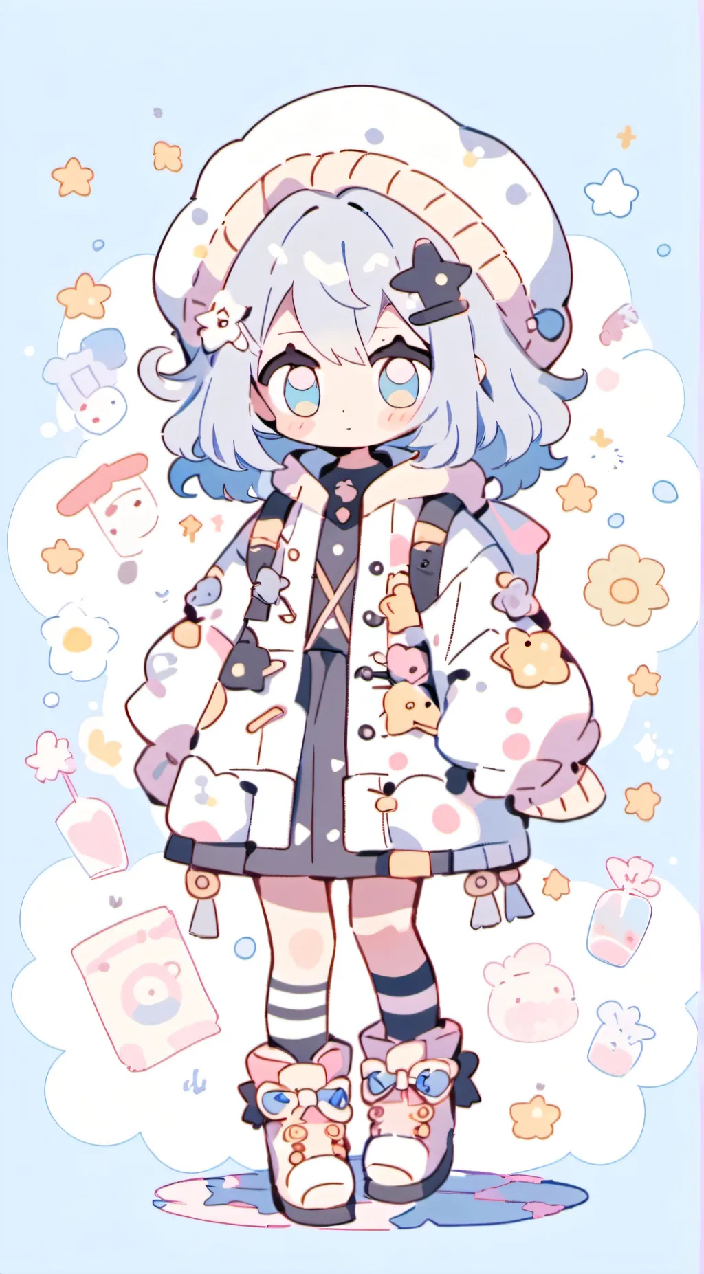 ai character: Cinnamon  background