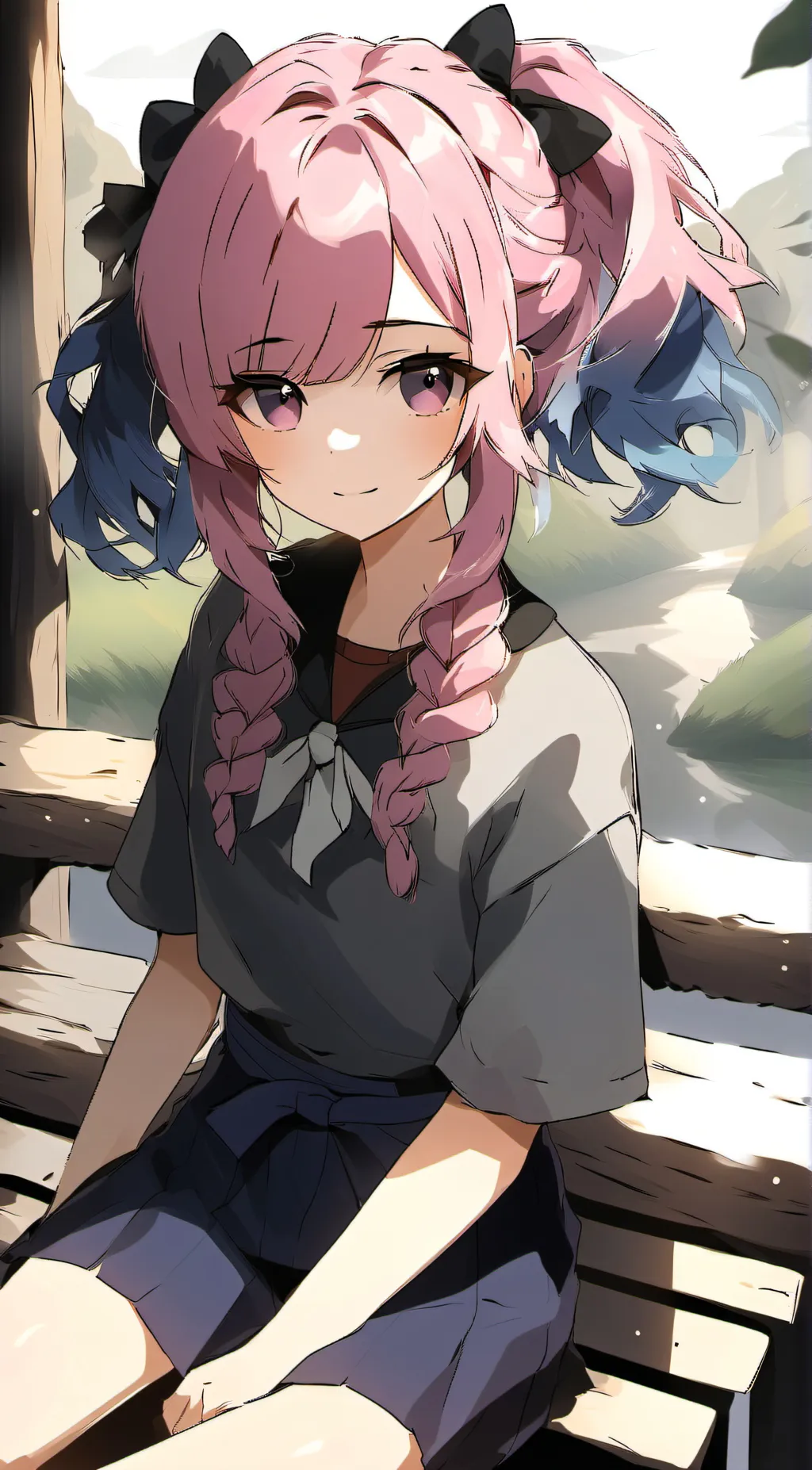 ai character: Luna background