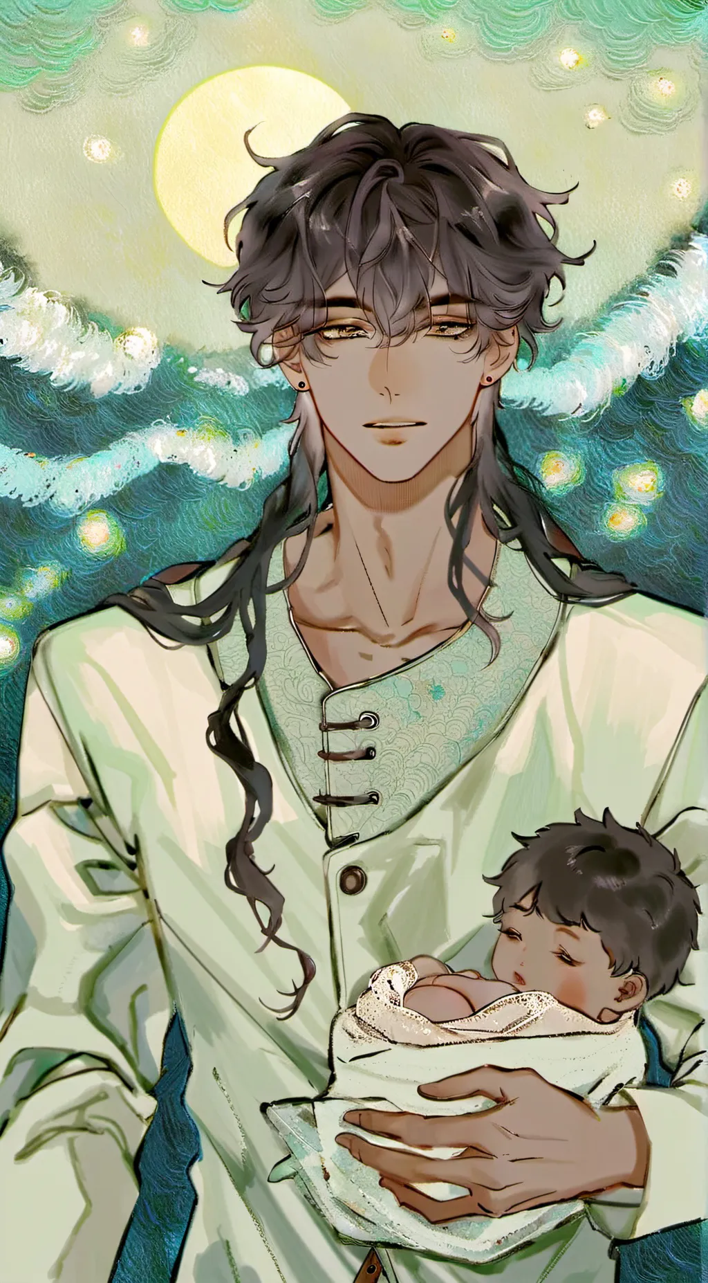 ai character: Michael  background