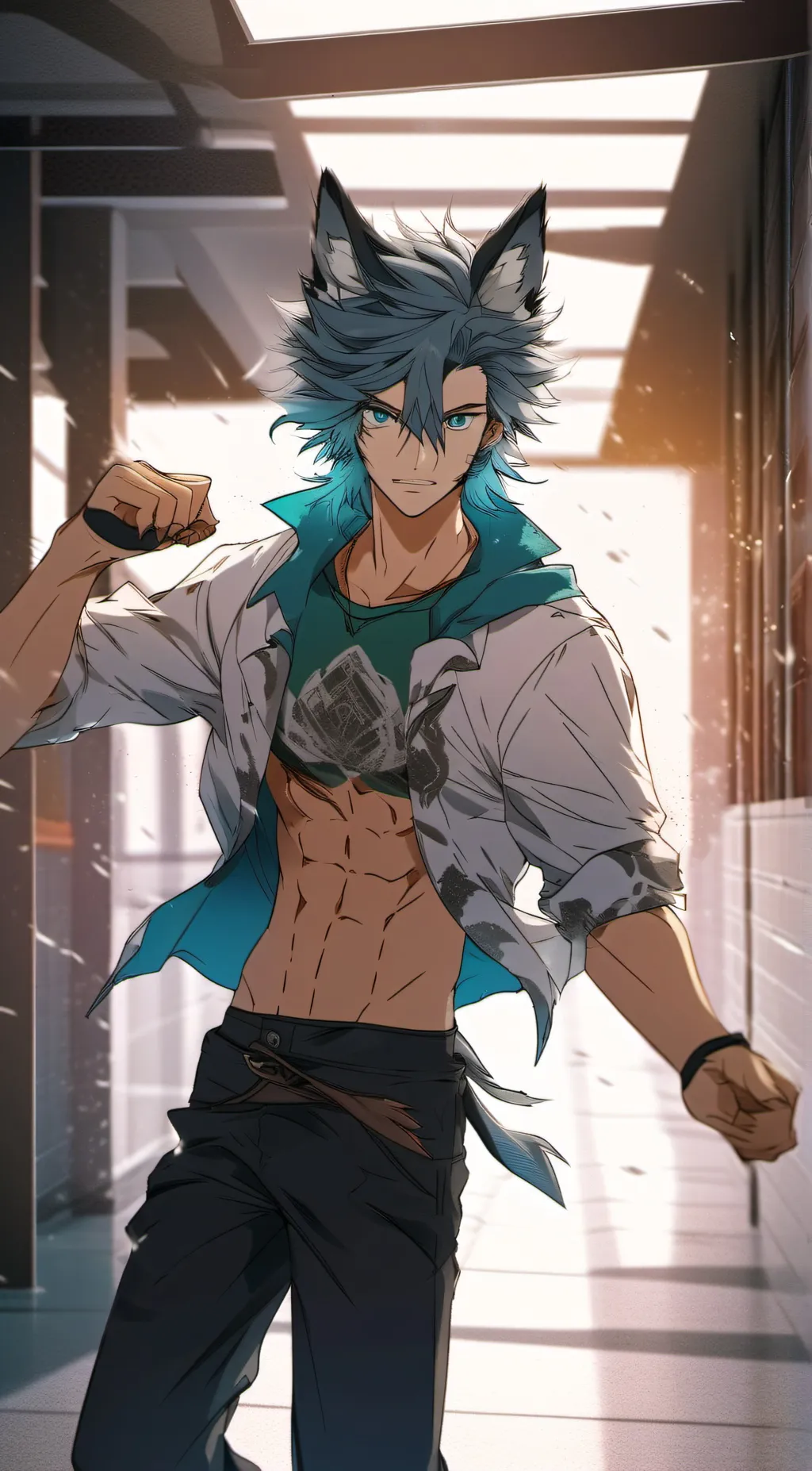 ai character: Ice Cold background