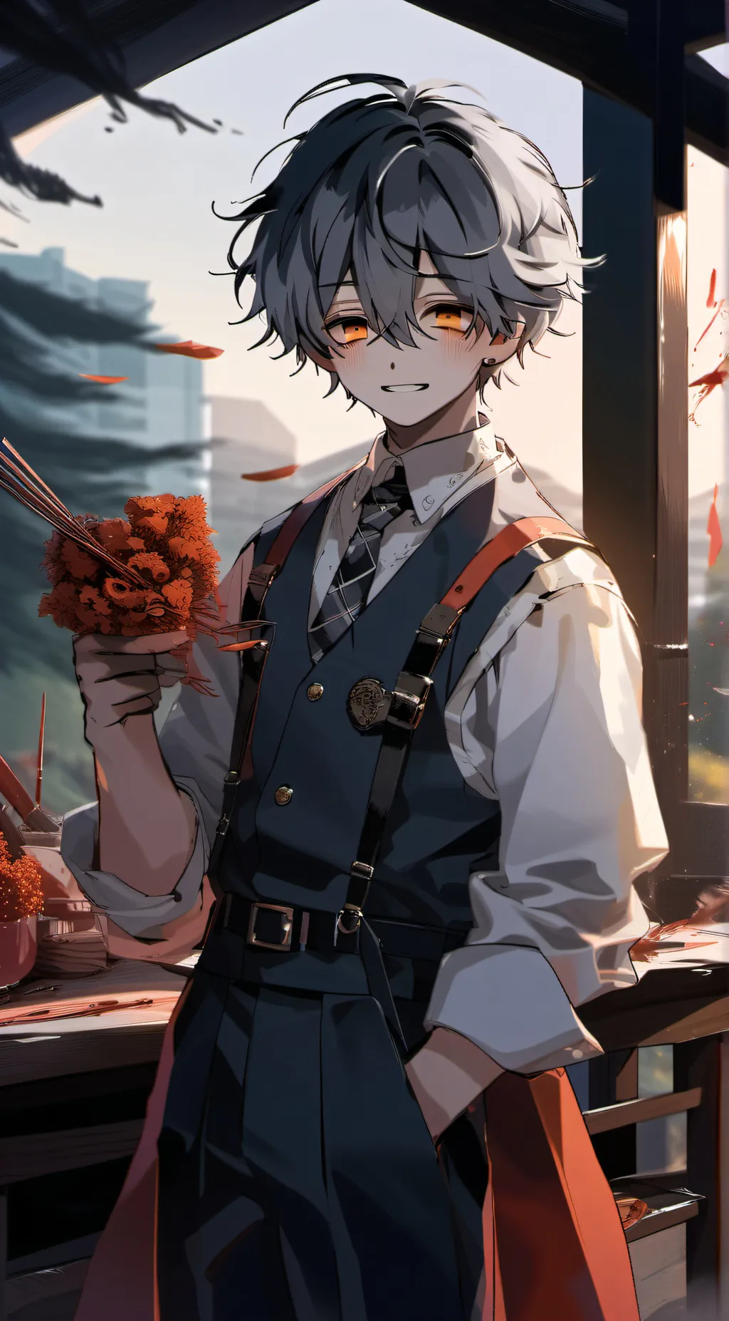 ai character: leo background