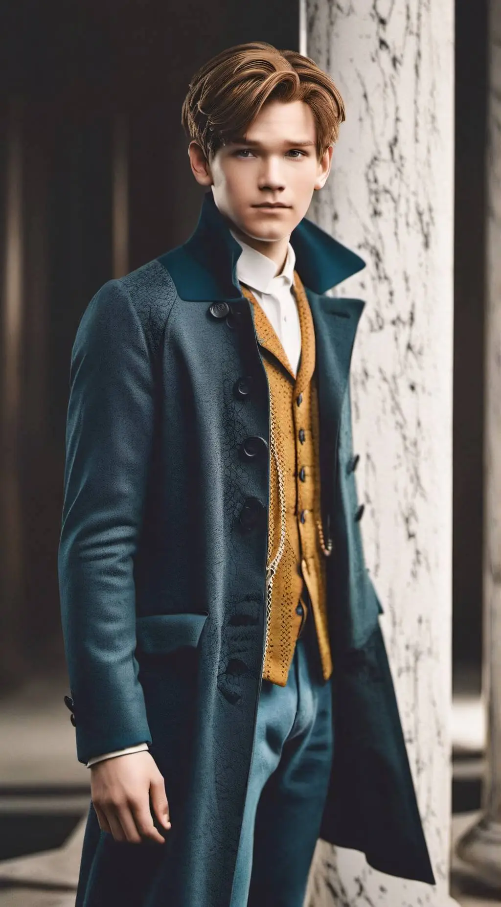 ai character: Alden Scamander  background