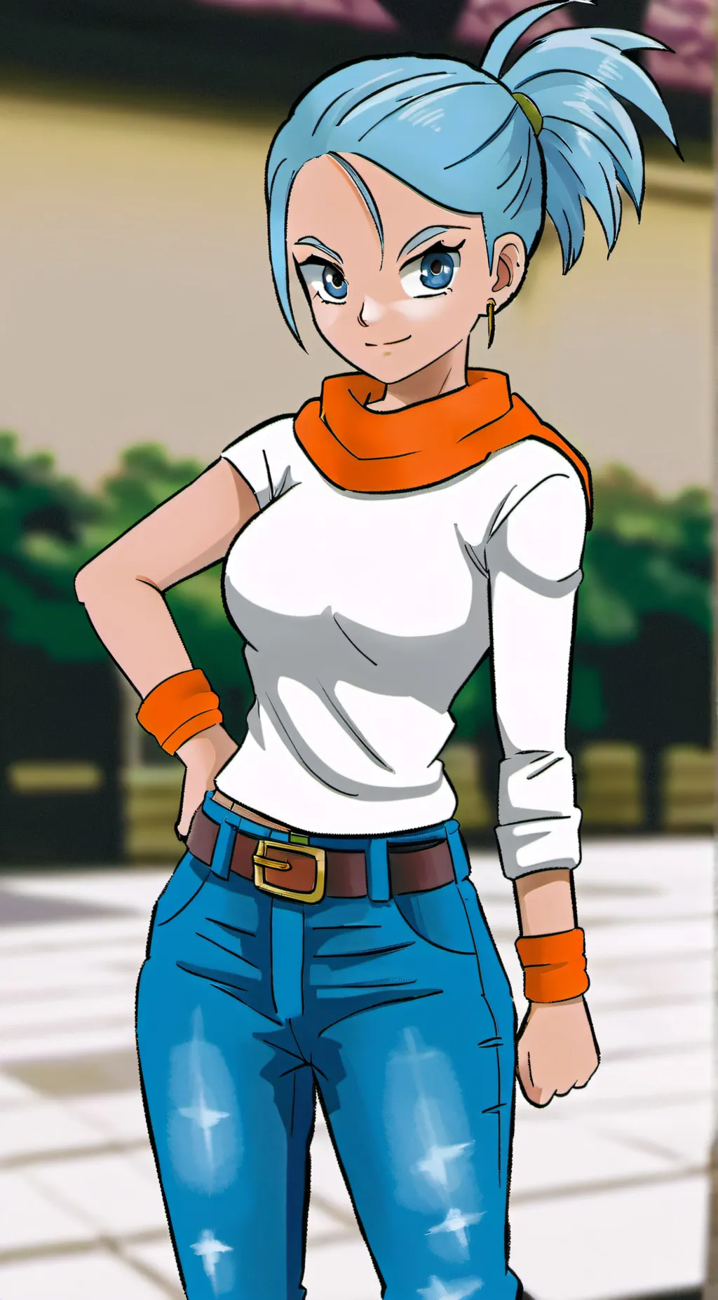 ai character: bulma  background