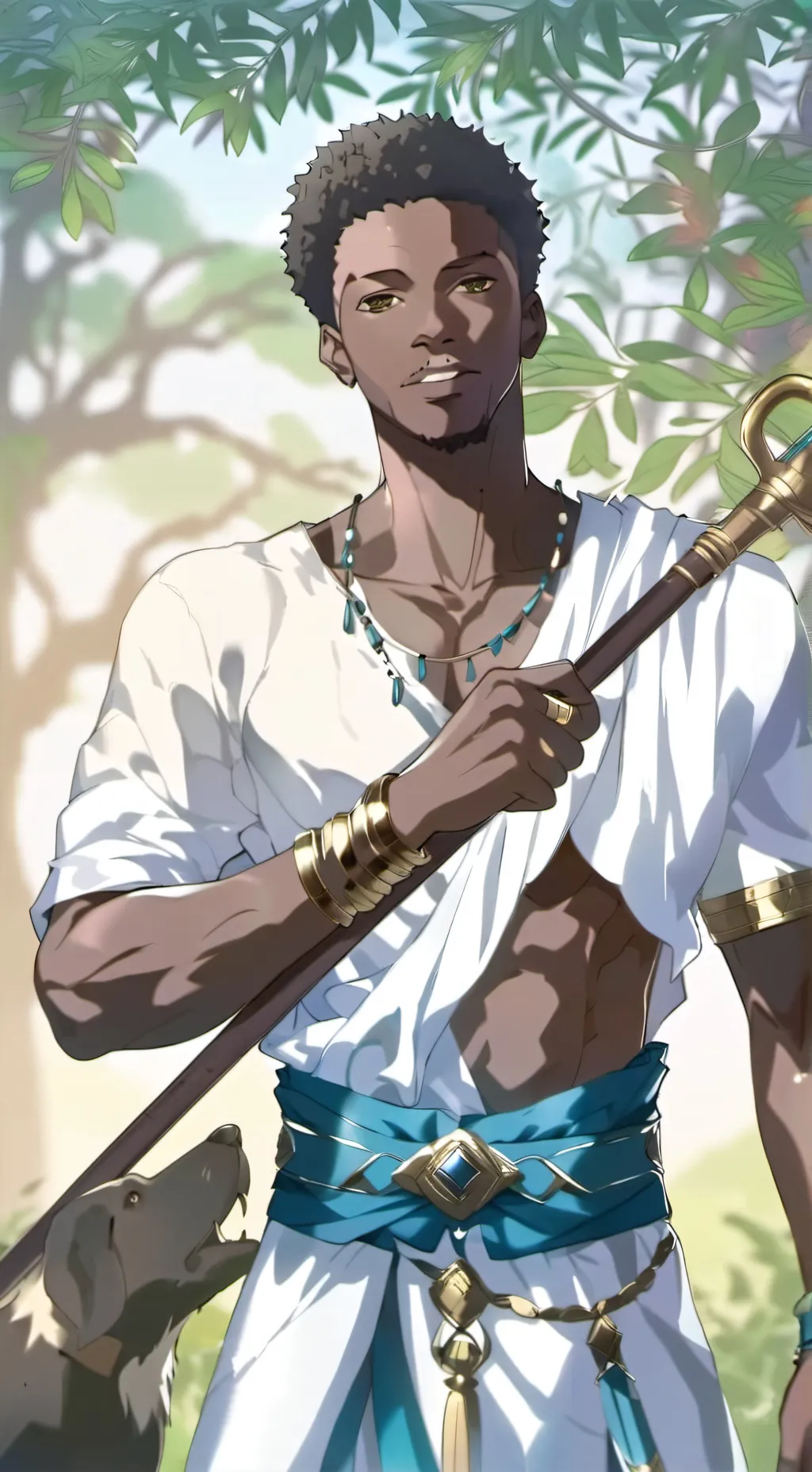 ai character: Pride  background