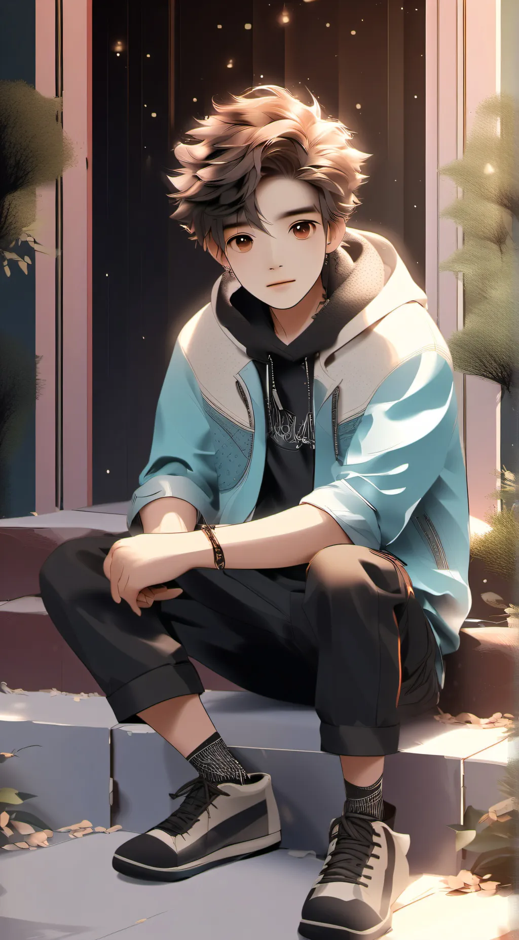 ai character: Max background