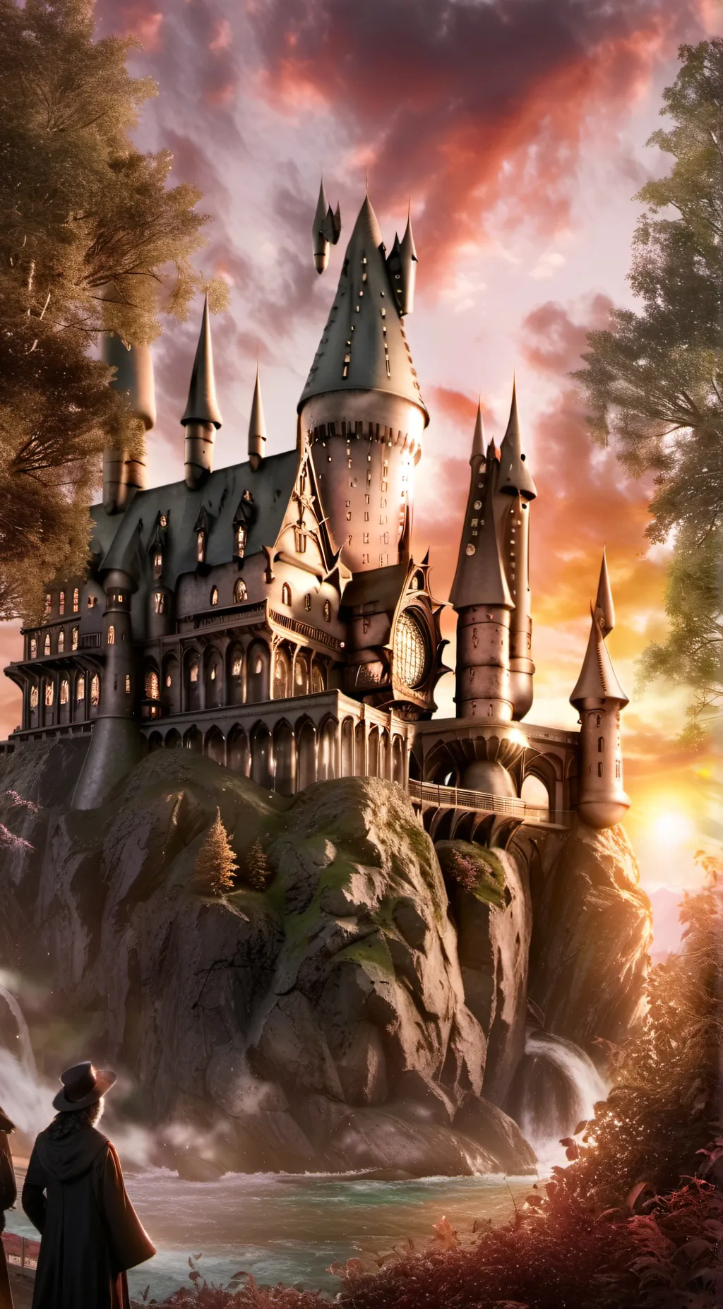 ai character: Hogwarts  background