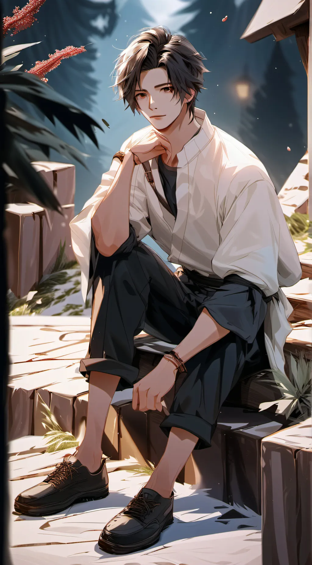 ai character: kian background