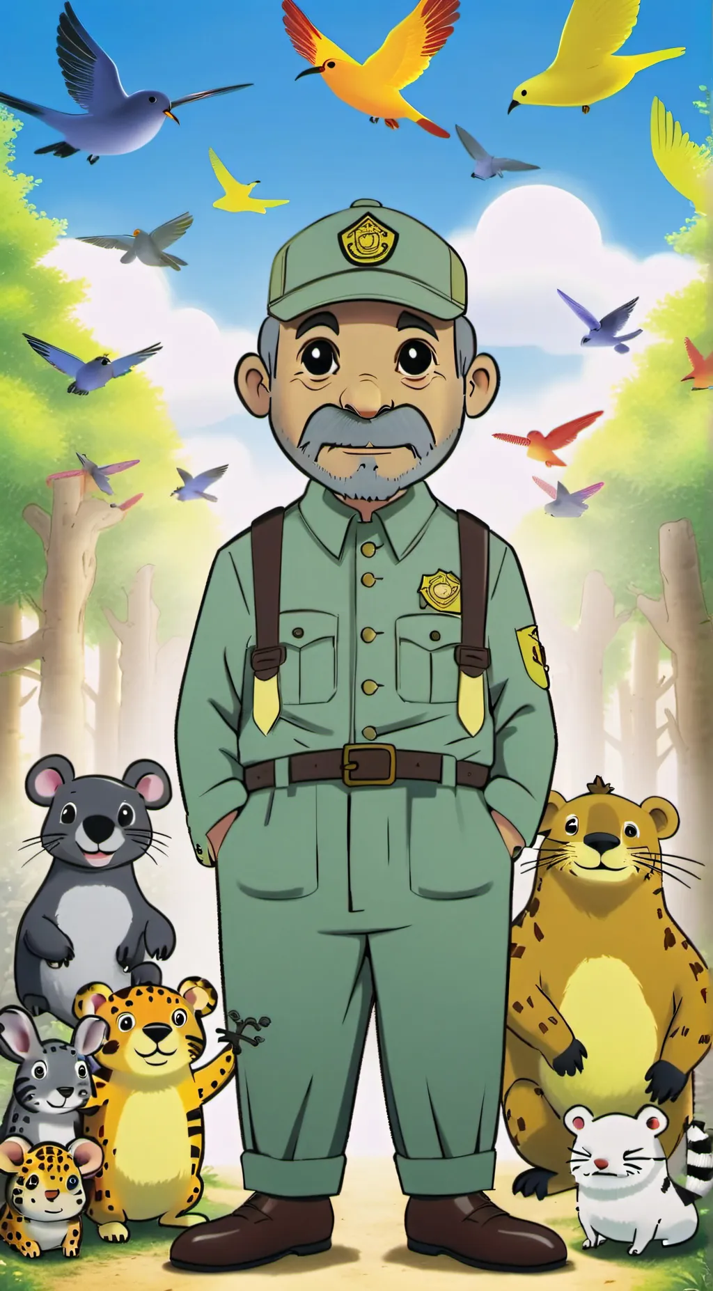 ai character: zookeeper background