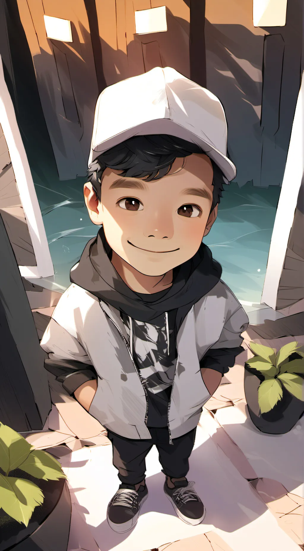 ai character: Ariz background