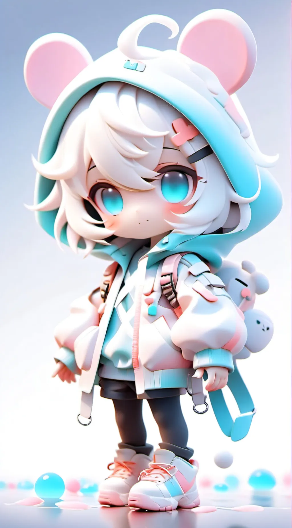 ai character: teardrop yandere  background